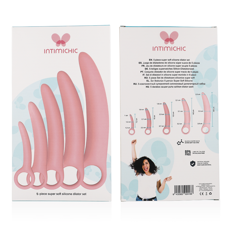 INTIMICHIC - DILADOR SILICONE 5 PCS - Sexshoptuga  Sexshoptuga 