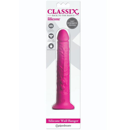 CLASSIX - DILDO DE SILICONE WALL BANGER 15 CM ROSA - Sexshoptuga 