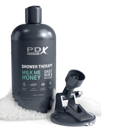 PDX PLUS - STROKER MASTURBATOR DESIGN DISCRETO DO GARRAFA DE SHAMPOO MILK ME HONEY - Sexshoptuga 