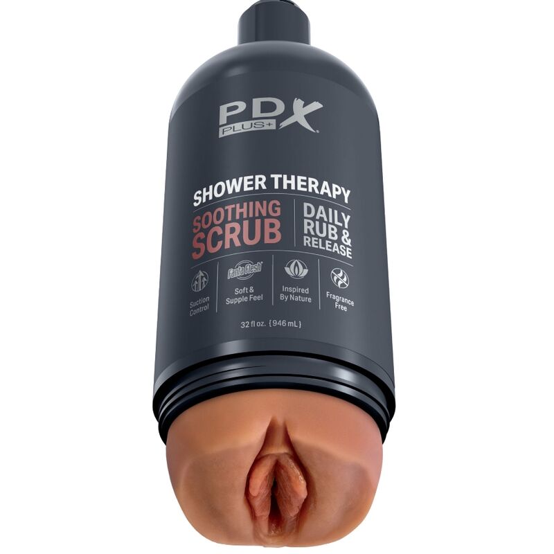 PDX PLUS - STROKER MASTURBATOR DISCREET GARRAFA DESIGN CALMANTE SCRUB CANDY SHAMPOO - Sexshoptuga 