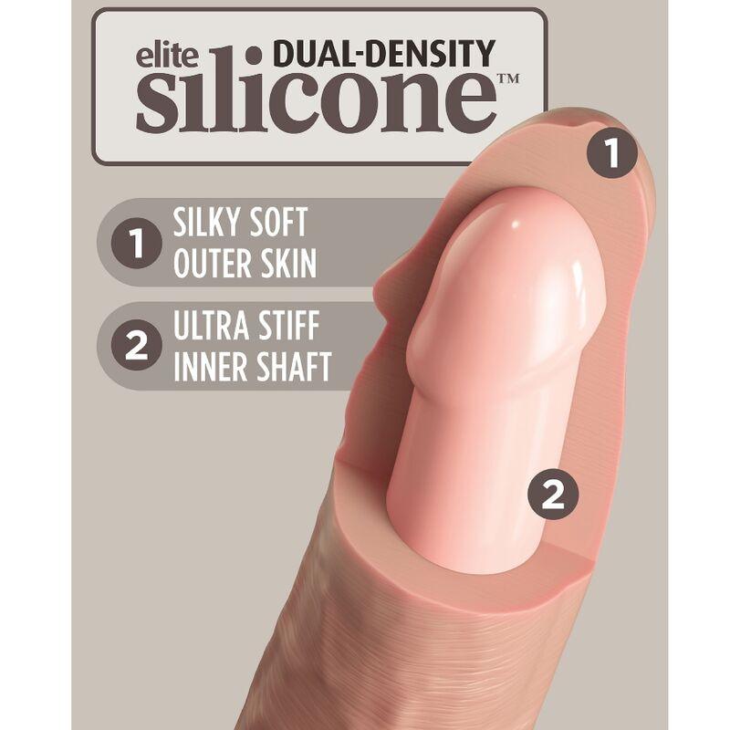 KING COCK - ELITE DILDO SILICONE REALISTA 20.3 CM - Sexshoptuga 