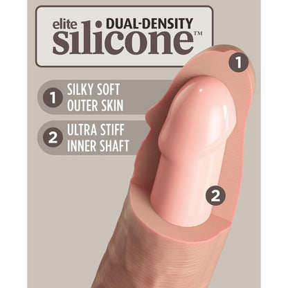 KING COCK - ELITE DILDO SILICONE REALISTA 28 CM - Sexshoptuga 