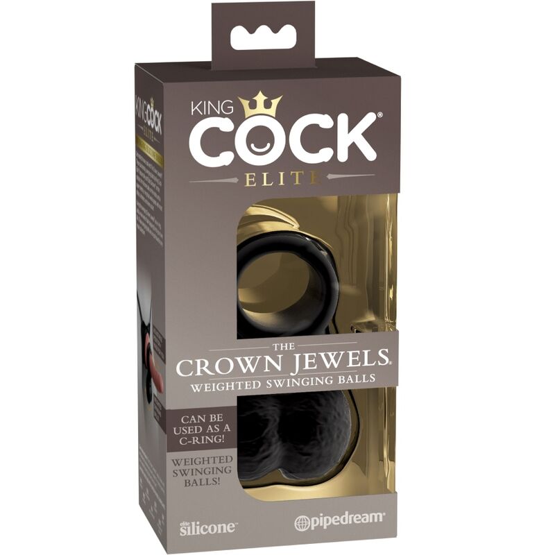 KING COCK - ELITE ANEL COM SILICONE DE TESTÍCULO - Sexshoptuga  Sexshoptuga 