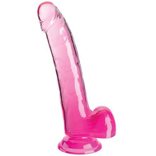 KING COCK - CLEAR DILDO COM TESTÍCULOS 20.3 CM ROSA - Sexshoptuga  Sexshoptuga 