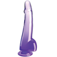 KING COCK - CLEAR DILDO COM TESTÍCULOS 19 CM ROXO - Sexshoptuga  Sexshoptuga 