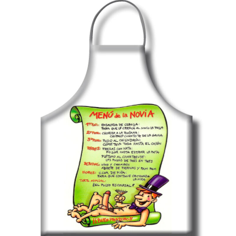 DIABLO PICANTE - AVENTAL MENU NAMORADA TEXTO ESPANHOL - Sexshoptuga  Sexshoptuga 