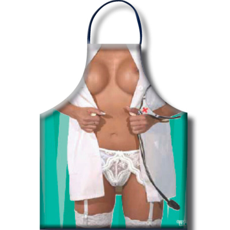 DIABLO PICANTE - AVENTAL DE ENFERMEIRA FEMININO - Sexshoptuga  Sexshoptuga 