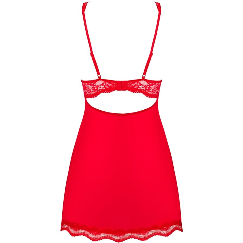 OBSESSIVE - LUVAE BABYDOLL & TANGA VERMELHO S/M - Sexshoptuga  Sexshoptuga 