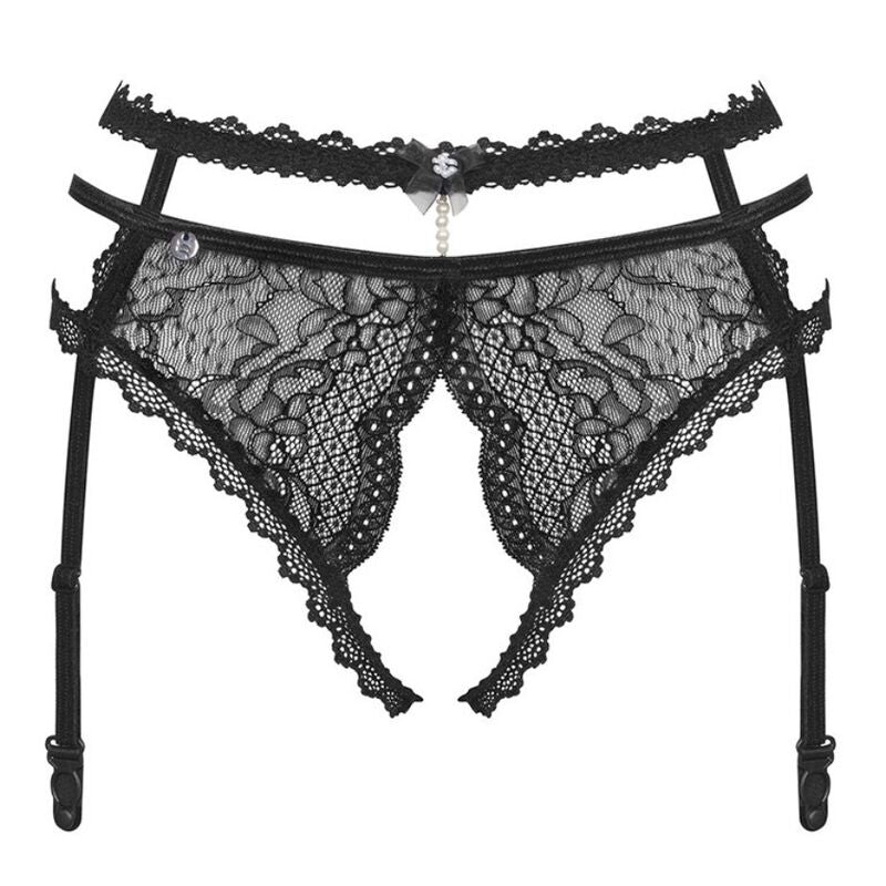 OBSESSIVE - PEARLOVE CINTA LIGA PRETO XS/S - Sexshoptuga  Sexshoptuga 