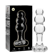 NEBULA SERIES BY IBIZA - MODELO 1 PLUG VIDRO BOROSILICADO TRANSPARENTE 10.5 CM -O- 3 CM Sexshoptuga 