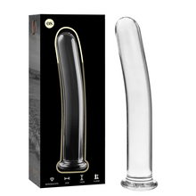 NEBULA SERIES BY IBIZA - MODELO 8 DILDO VIDRO BOROSILICADO TRANSPARENTE 14.5 CM -O- 2 CM - Sexshoptuga  Sexshoptuga 