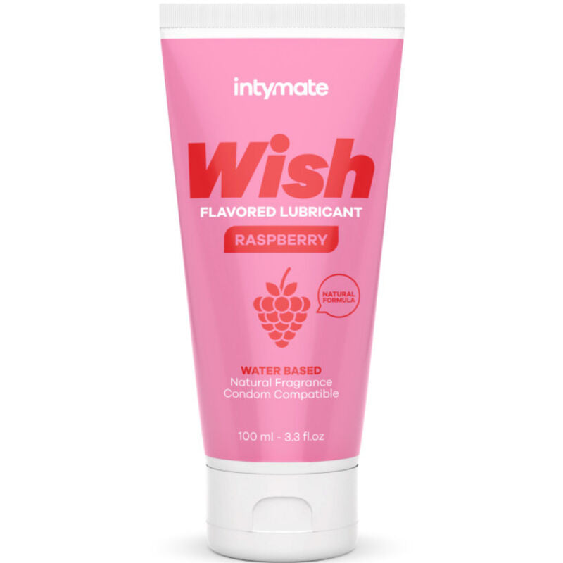 INTIMATELINE INTYMATE - WISH LUBRIFICANTE SABOR FRAMBOESA 100 ML - Sexshoptuga  Sexshoptuga 