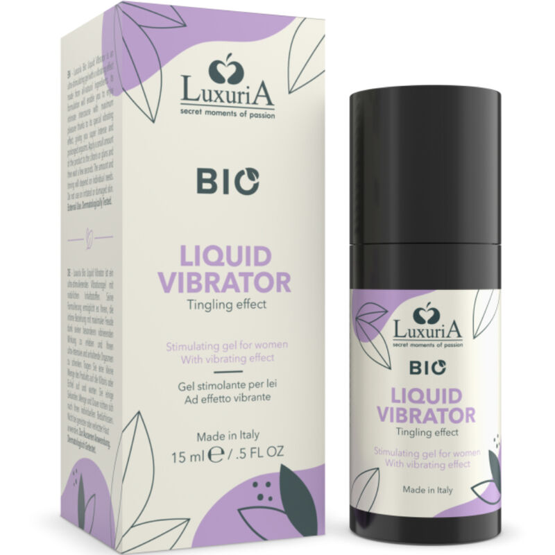 INTIMATELINE LUXURIA - GEL BIO ESTIMULANTE PARA SEU EFEITO VIBRANTE 15 ML - Sexshoptuga 