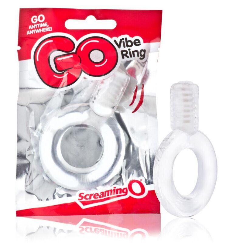 SCREAMING O - ANEL VIBRADOR GO TRANSPARENTE - Sexshoptuga 