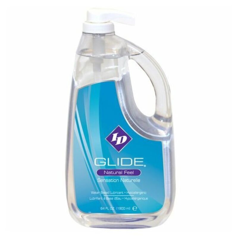 ID GLIDE - LUBRIFICANTE À BASE DE ÁGUA + SENSAÇÃO NATURAL HIPOALERGÉNICA 1900 ML - Sexshoptuga 