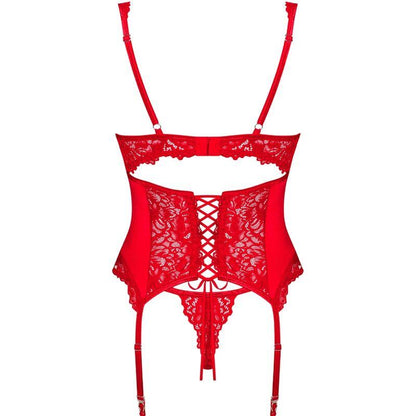 OBSESSIVE - CORSET AMOR CHERRIS & TANGA S/M - Sexshoptuga 