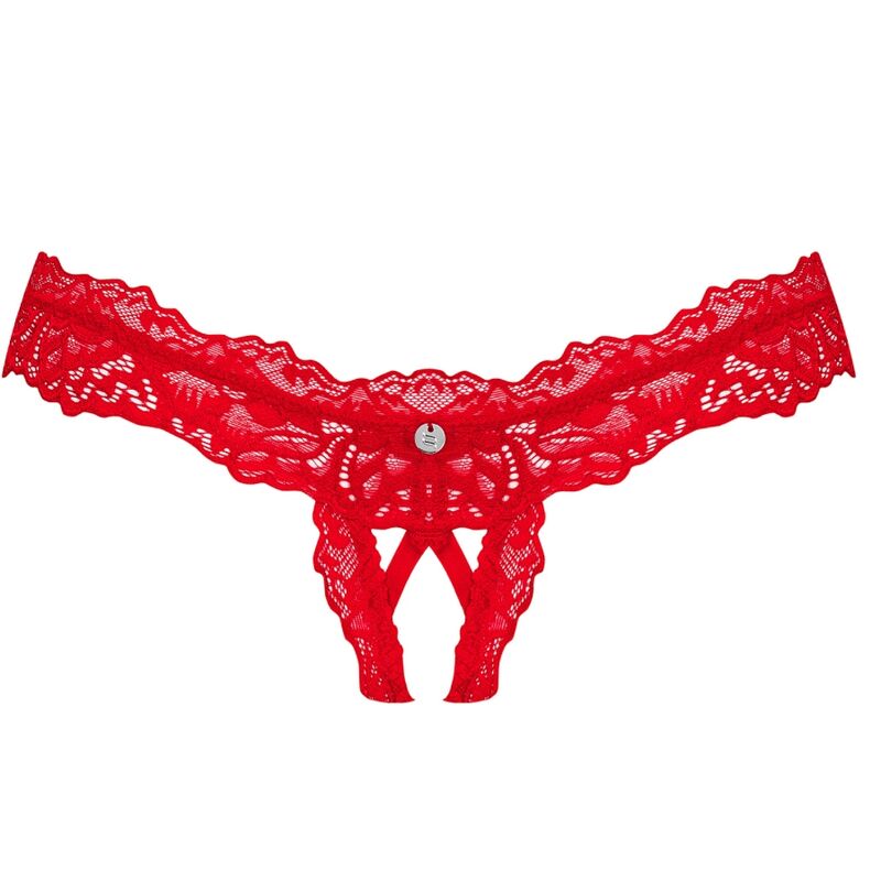 OBSESSIVE - TANGA AMOR CHERRIS SEM CROTCHLESS L/XL Sexshoptuga 