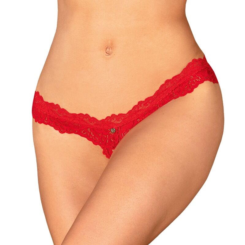 OBSESSIVE - TANGA AMOR CHERRIS SEM CROTCHLESS L/XL Sexshoptuga 