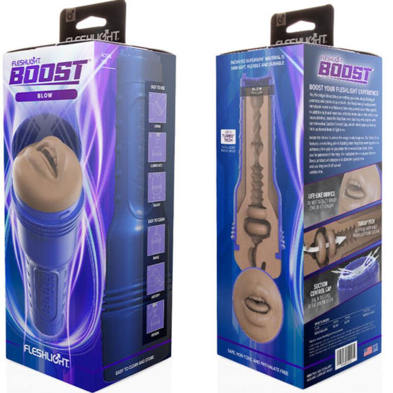 FLESHLIGHT BOOST - BLOW MD FLESH MOUTH MASTURBADOR RP - Sexshoptuga 