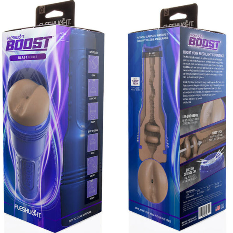 FLESHLIGHT BOOST - ANO BLAST MASTURBADOR FEMININO MD FLESH RP - Sexshoptuga  Sexshoptuga 