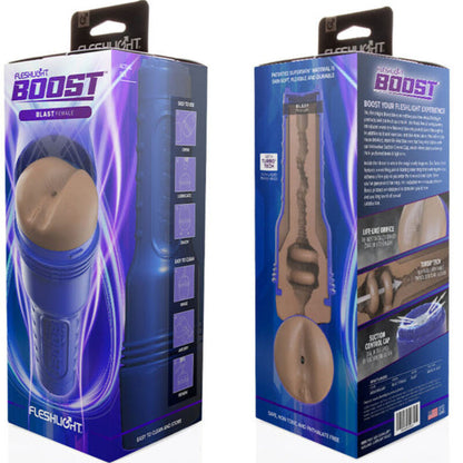 FLESHLIGHT BOOST - ANO BLAST MASTURBADOR FEMININO MD FLESH RP - Sexshoptuga 