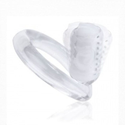 SCREAMING O - GO Q VIBE ANEL VIBRADOR TRANSPARENTE - Sexshoptuga 