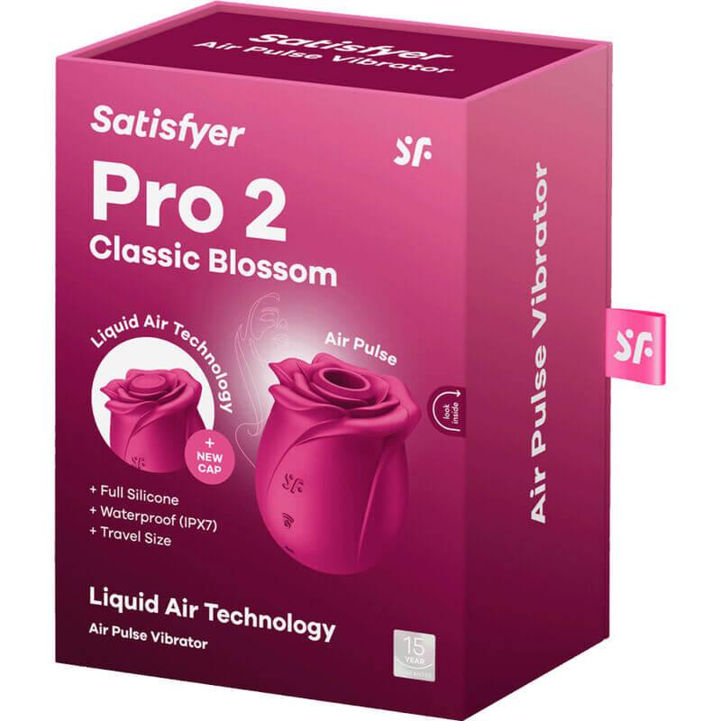 SATISFYER - AIR PULSE VIBRADOR PRO 2 CLASSIC BLOSSOM - Sexshoptuga 