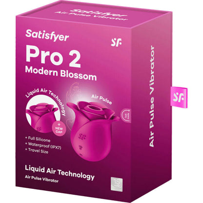 SATISFYER - AIR PULSE PRO 2 MODERN BLOSSOM VIBRADOR - Sexshoptuga 