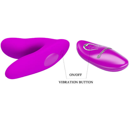 PRETTY LOVE - MASSAGER MELVIN CLITORIS COM CONTROLE REMOTO - Sexshoptuga 