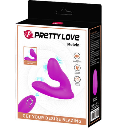 PRETTY LOVE - MASSAGER MELVIN CLITORIS COM CONTROLE REMOTO - Sexshoptuga 