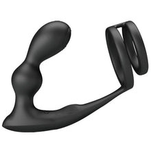 PRETTY LOVE - ANEL PARA PÊNIS MARSHALL COM PLUG ANAL VIBRATÓRIO COM CONTROLE REMOTO - Sexshoptuga  Sexshoptuga 