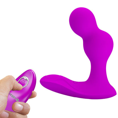 PRETTY LOVE - MASSAGER VIBRADOR ANAL TERRANCE COM CONTROLE REMOTO - Sexshoptuga 