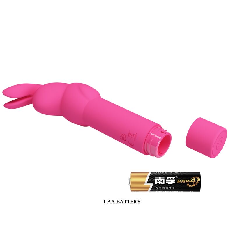 PRETTY LOVE - VIBRADOR DE SILICONE GERARDO FUSCHIA COELHO - Sexshoptuga  Sexshoptuga 