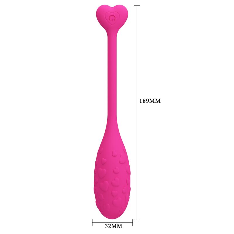 PRETTY LOVE - OVO VIBRATÓRIO ROSA FISHER CONTROLADO POR APLICATIVO - Sexshoptuga  Sexshoptuga 