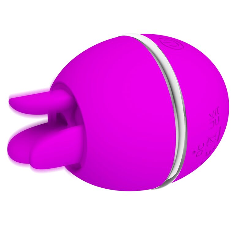 PRETTY LOVE - VIBRADOR DE SILICONE REDONDO ROXO BOLA GEMINI - Sexshoptuga  Sexshoptuga 