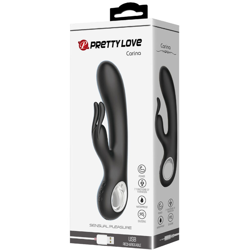 PRETTY LOVE - CARINA VIBRADOR CLITÓRIS E ESTIMULADOR G-SPOT - Sexshoptuga  Sexshoptuga 