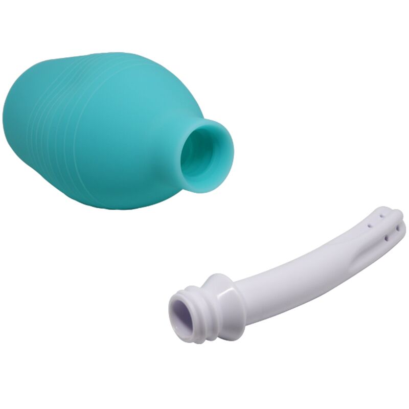 MR PLAY - CHUVEIRO DE BORRACHA ANAL PEAR AZUL - Sexshoptuga  Sexshoptuga 