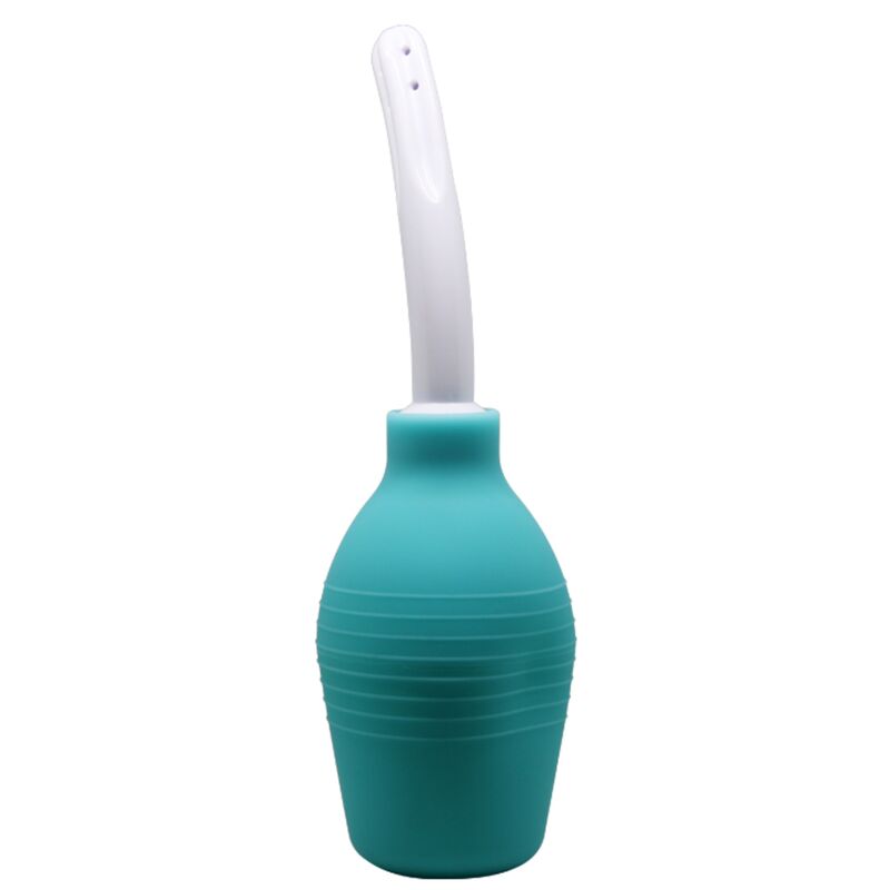 MR PLAY - CHUVEIRO DE BORRACHA ANAL PEAR AZUL - Sexshoptuga  Sexshoptuga 