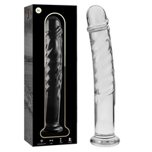 NEBULA SERIES BY IBIZA - MODELO 16 DILDO VIDRO BOROSILICADO TRANSPARENTE 18.5 CM -O- 3 CM Sexshoptuga 