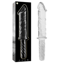 NEBULA SERIES BY IBIZA - MODELO 24 DILDO VIDRO BOROSILICADO TRANSPARENTE 28.5 CM -O- 5 CM Sexshoptuga 