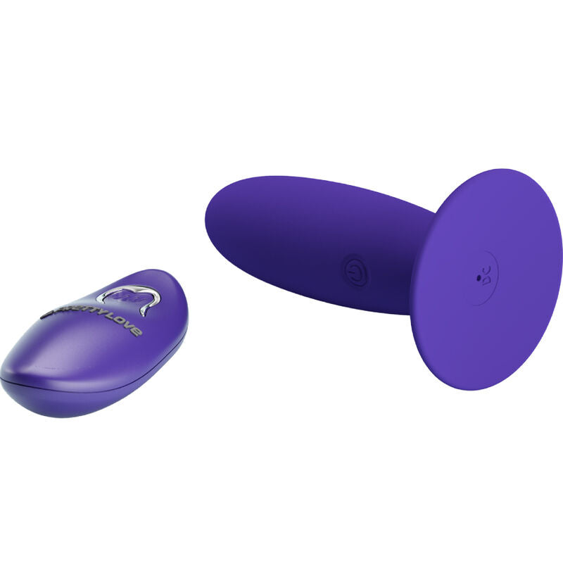 PRETTY LOVE - JUVENTUDE PLUG VIBRADOR ANAL CONTROLE REMOTO VIOLETA - Sexshoptuga  Sexshoptuga 