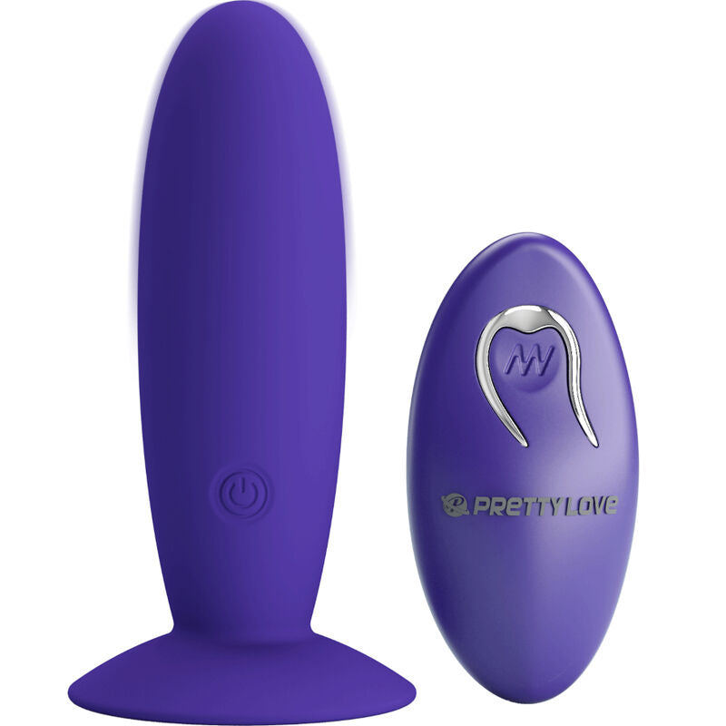 PRETTY LOVE - JUVENTUDE PLUG VIBRADOR ANAL CONTROLE REMOTO VIOLETA - Sexshoptuga  Sexshoptuga 