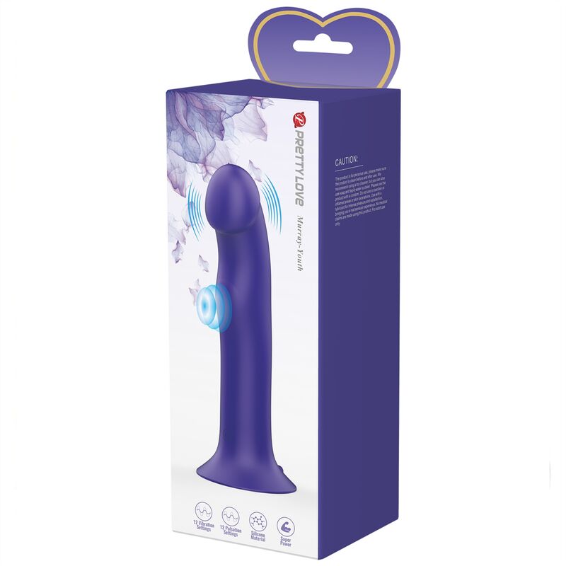 PRETTY LOVE - DILDO VIBRATÓRIO MURRAY YOUTH E VIOLETA RECARREGVEL - Sexshoptuga  Sexshoptuga 