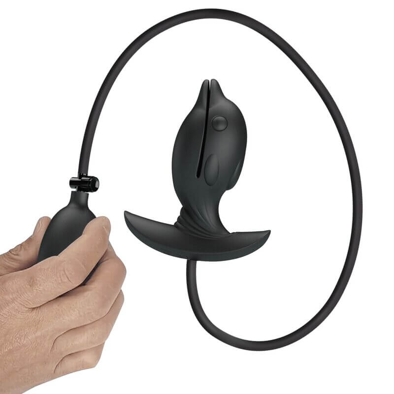 PRETTY LOVE - PLUG ANAL DELFIN INFLVEL E RECARREGVEL - Sexshoptuga  Sexshoptuga 