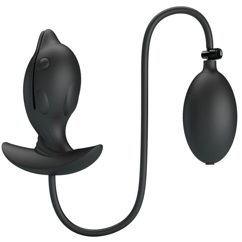 PRETTY LOVE - PLUG ANAL DELFIN INFLVEL E RECARREGVEL - Sexshoptuga  Sexshoptuga 