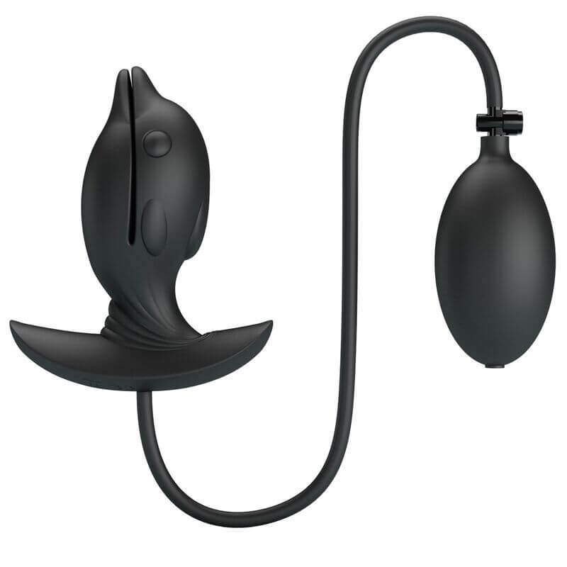 PRETTY LOVE - PLUG ANAL DELFIN INFLVEL E RECARREGVEL - Sexshoptuga  Sexshoptuga 