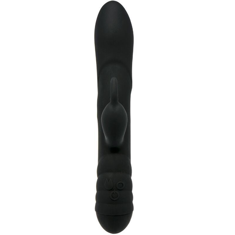 ADRIEN LASTIC - VIBRADOR TWISTER E ROTADOR MASSAGER COELHO PRETO - Sexshoptuga  Sexshoptuga 