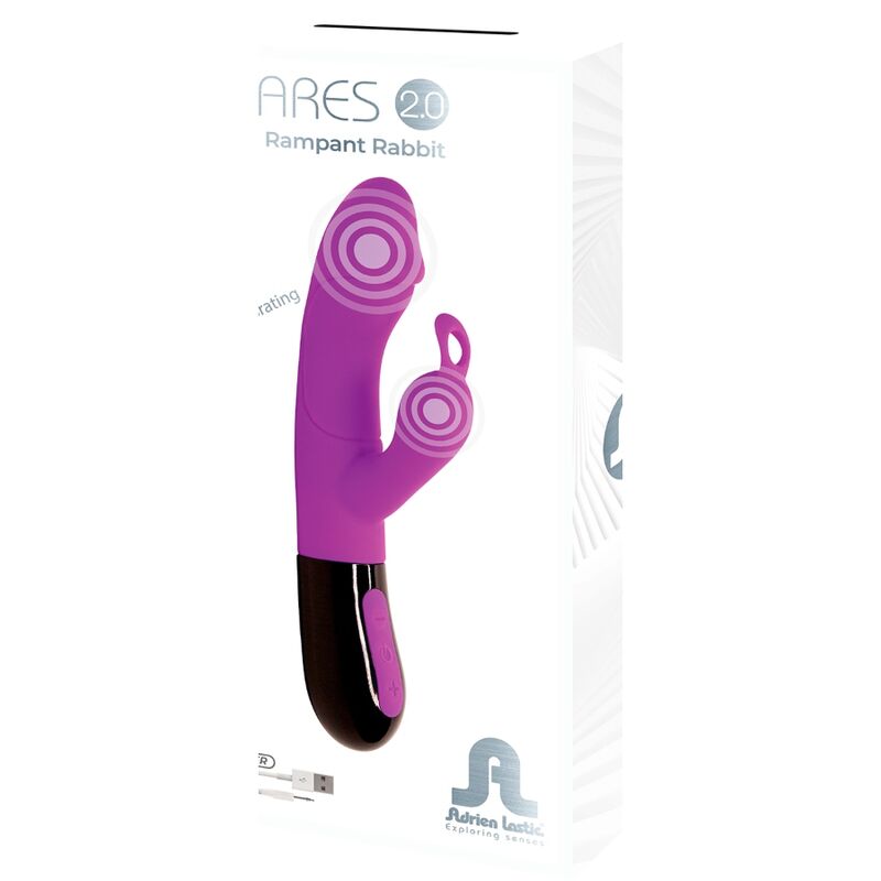 ADRIEN LASTIC - ARES 2.0 COELHO VIBRADOR VIOLETA - Sexshoptuga 