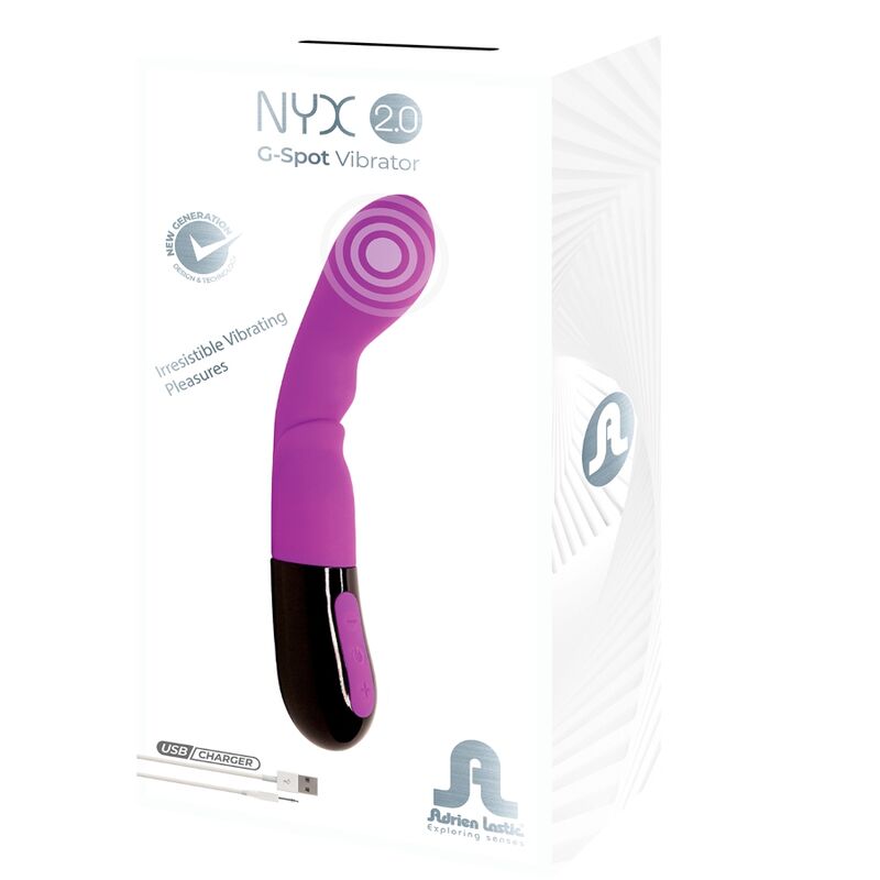 ADRIEN LASTIC - VIBRADOR NYX 2.0 G-SPOT VIOLETA - Sexshoptuga 