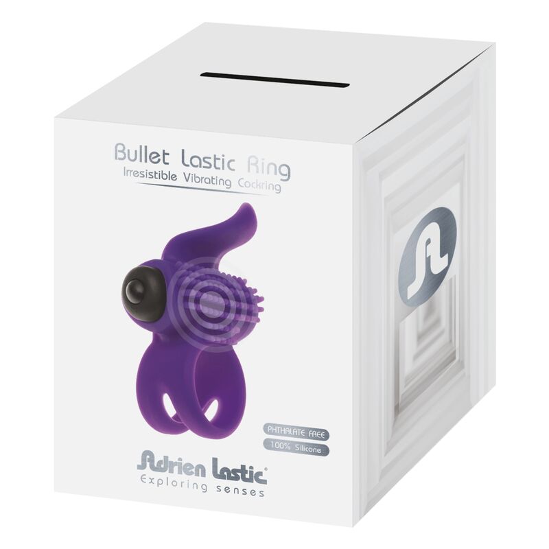 ADRIEN LASTIC - ANEL VIBRADOR VIOLETA BULLET LASTIC VIOLETA - Sexshoptuga 